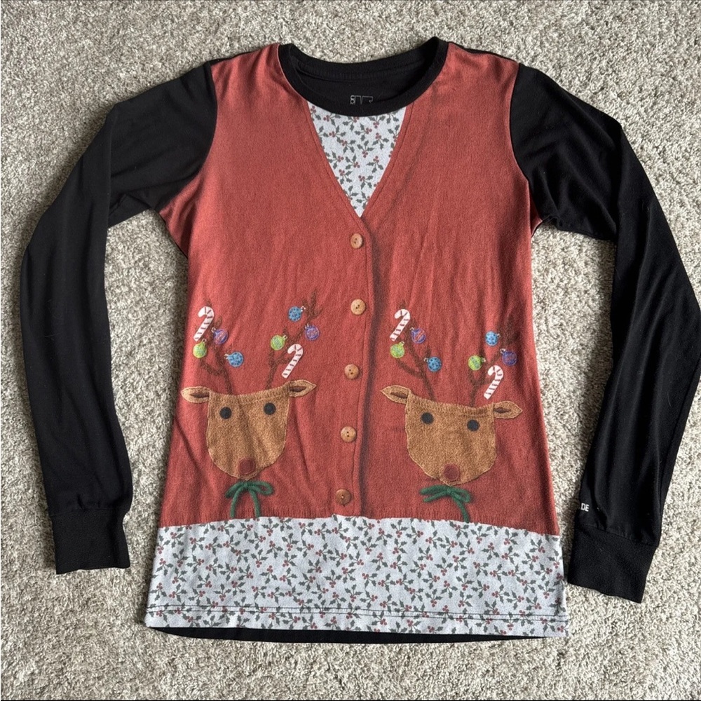Burton Snowboards DryRide Wicking Long Sleeve Layering Shirt M Christmas Vest